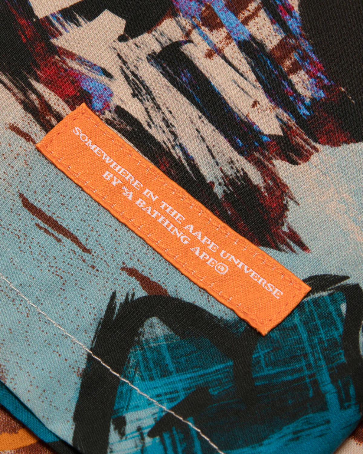 AAPE UNVS moonface logo graffiti-print boxers