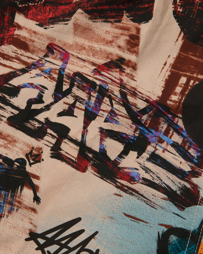 AAPE UNVS moonface logo graffiti-print boxers