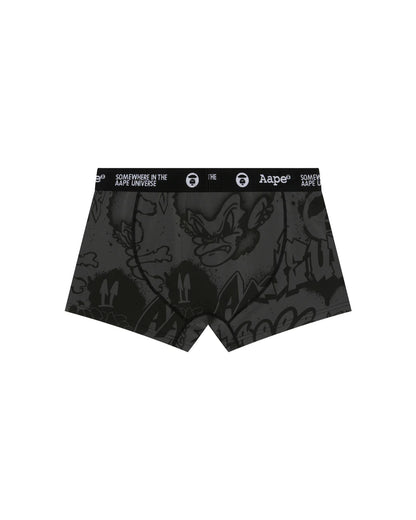 Moonface logo graffiti print boxer briefs