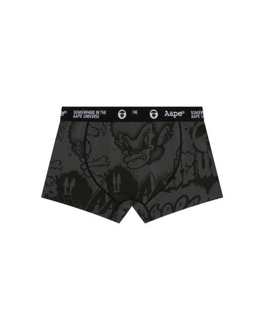 Moonface logo graffiti print boxer briefs
