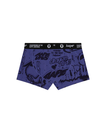 Moonface logo graffiti print boxer briefs