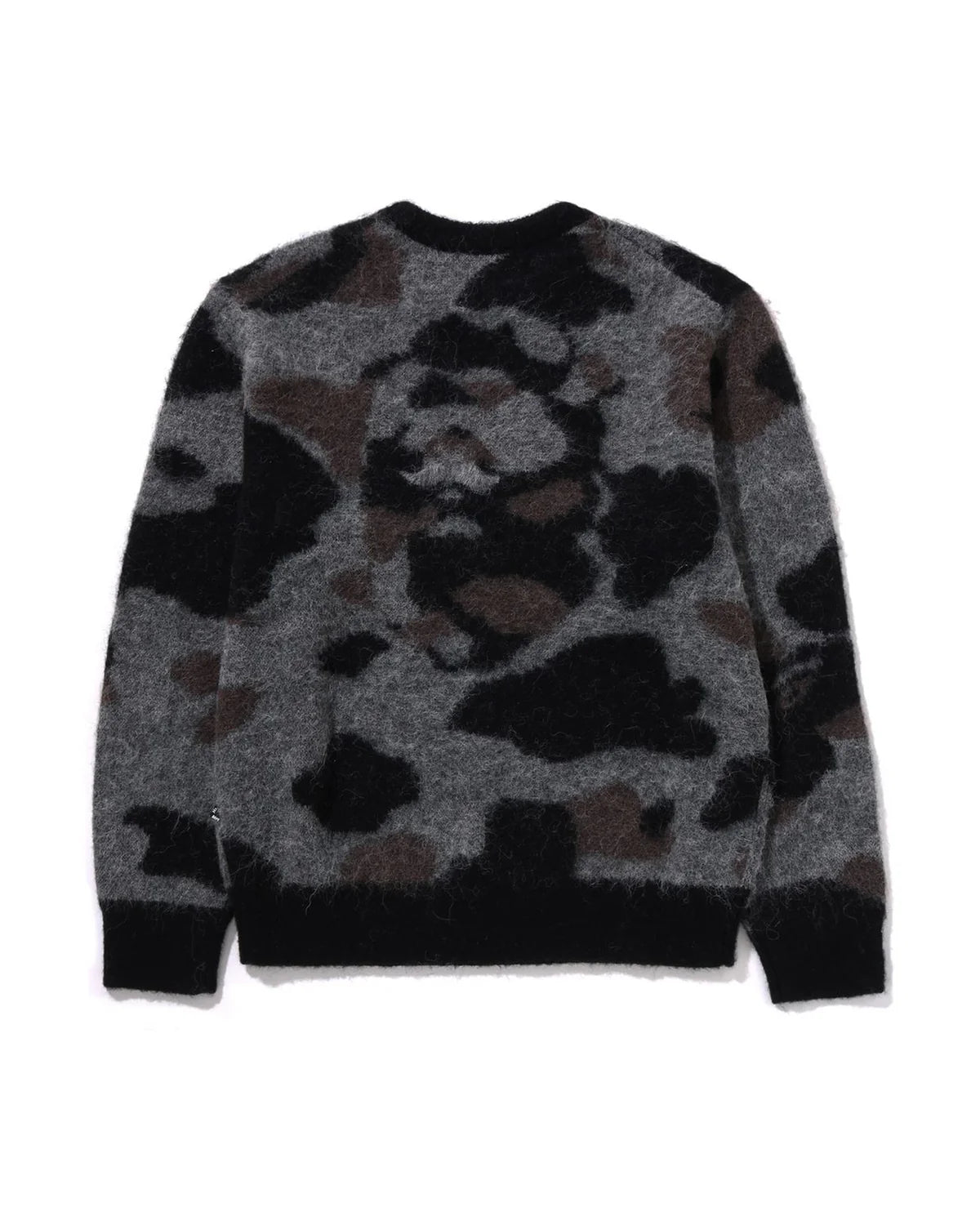 Camo jacquard sweater