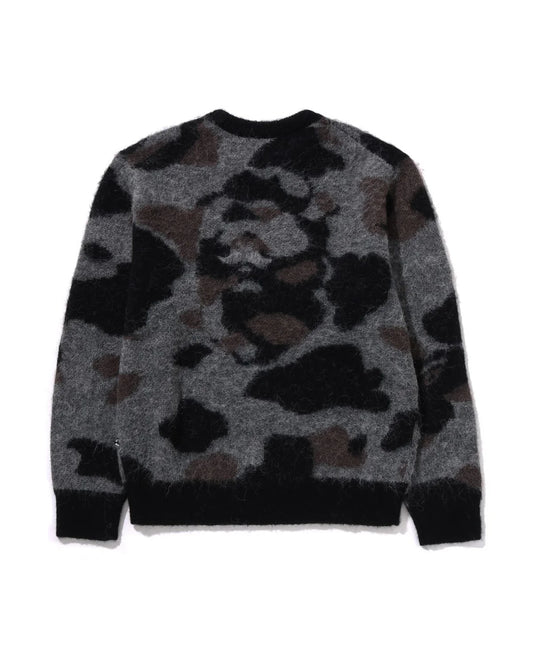 Camo jacquard sweater
