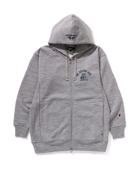 Zip-up pullover hoodie
