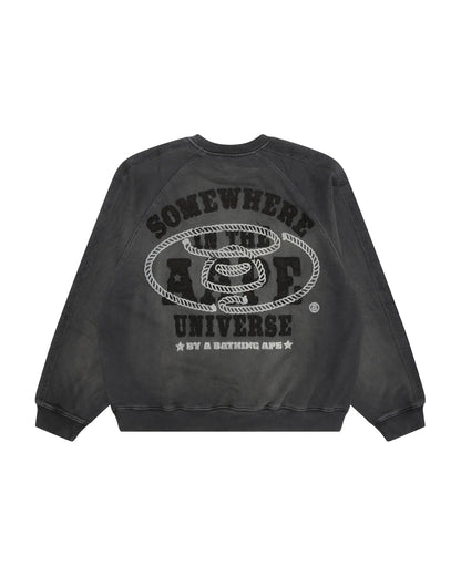AAPEUNVS moonface logo sweatshirt