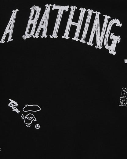 Multi Logo Relaxed Fit Crewneck Sweatshirt