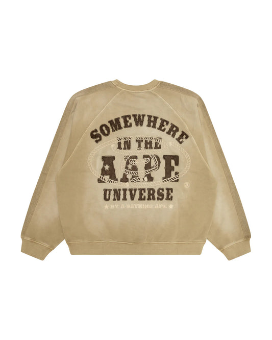 AAPEUNVS moonface logo sweatshirt