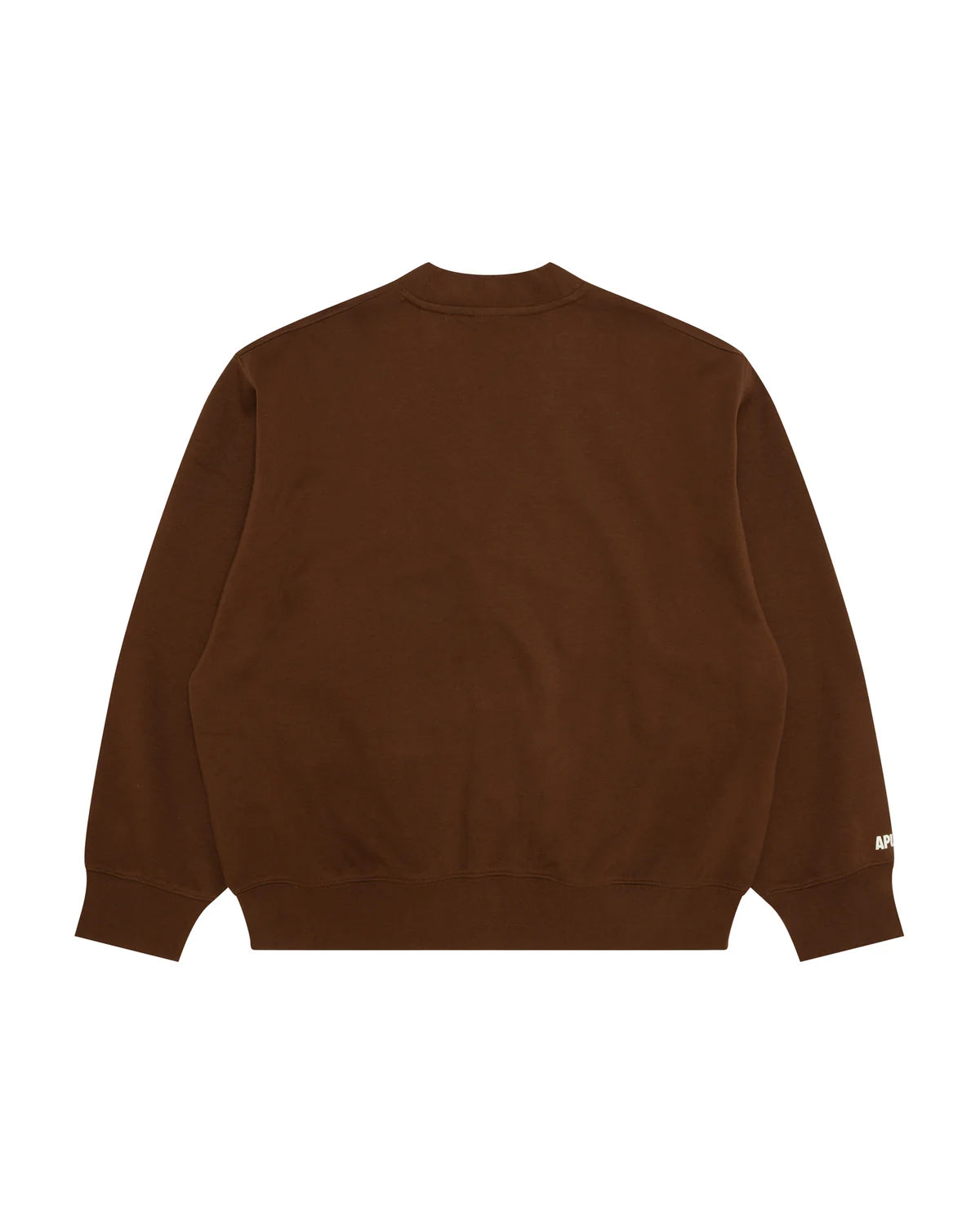 Multi-logo v-neck button down sweatshirt