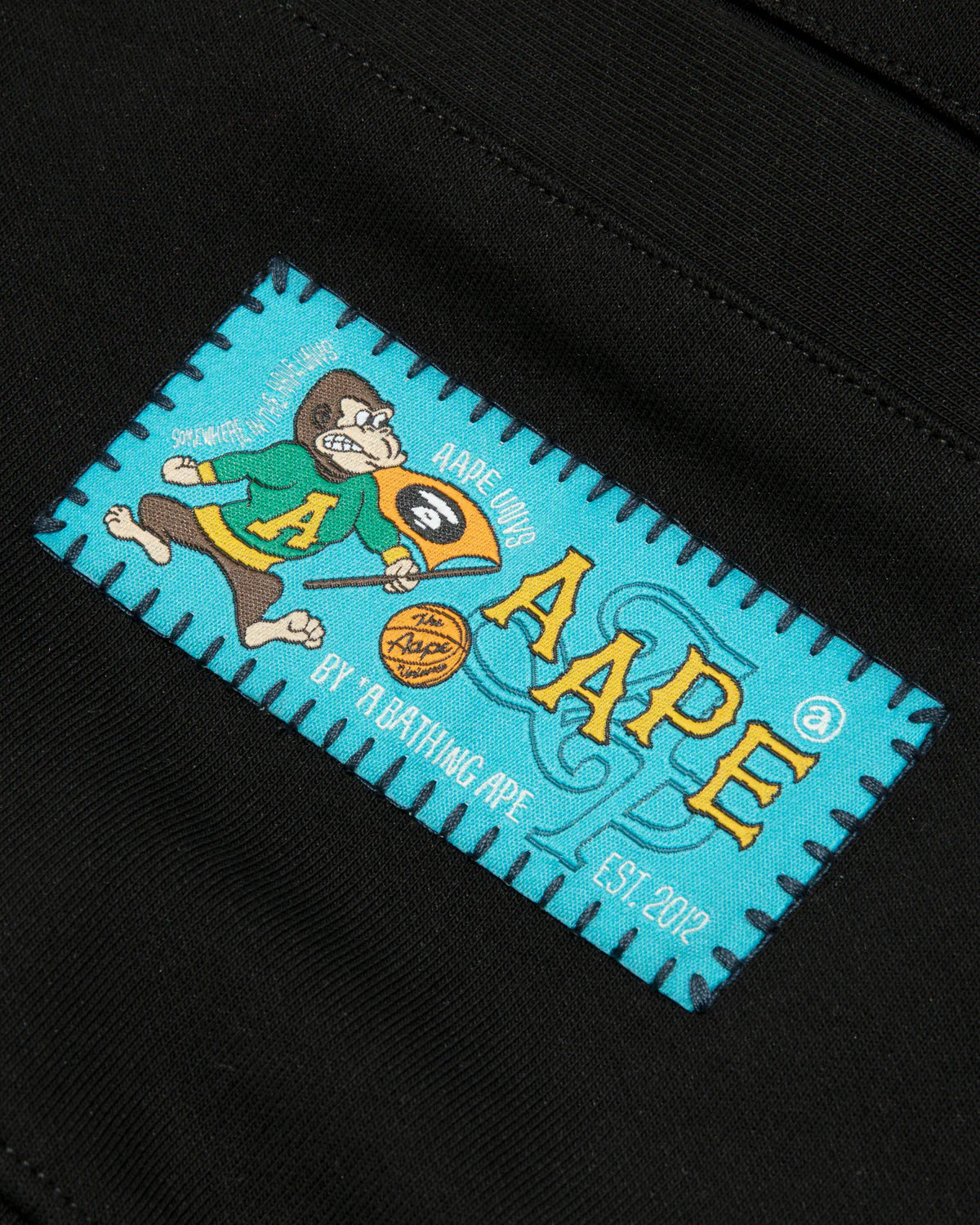 Multi-logo v-neck button down sweatshirt