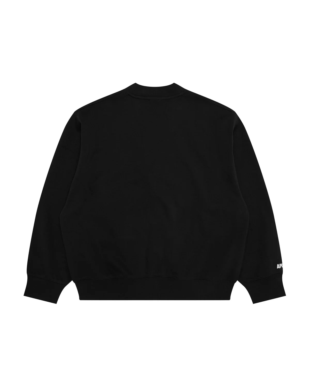 Multi-logo v-neck button down sweatshirt