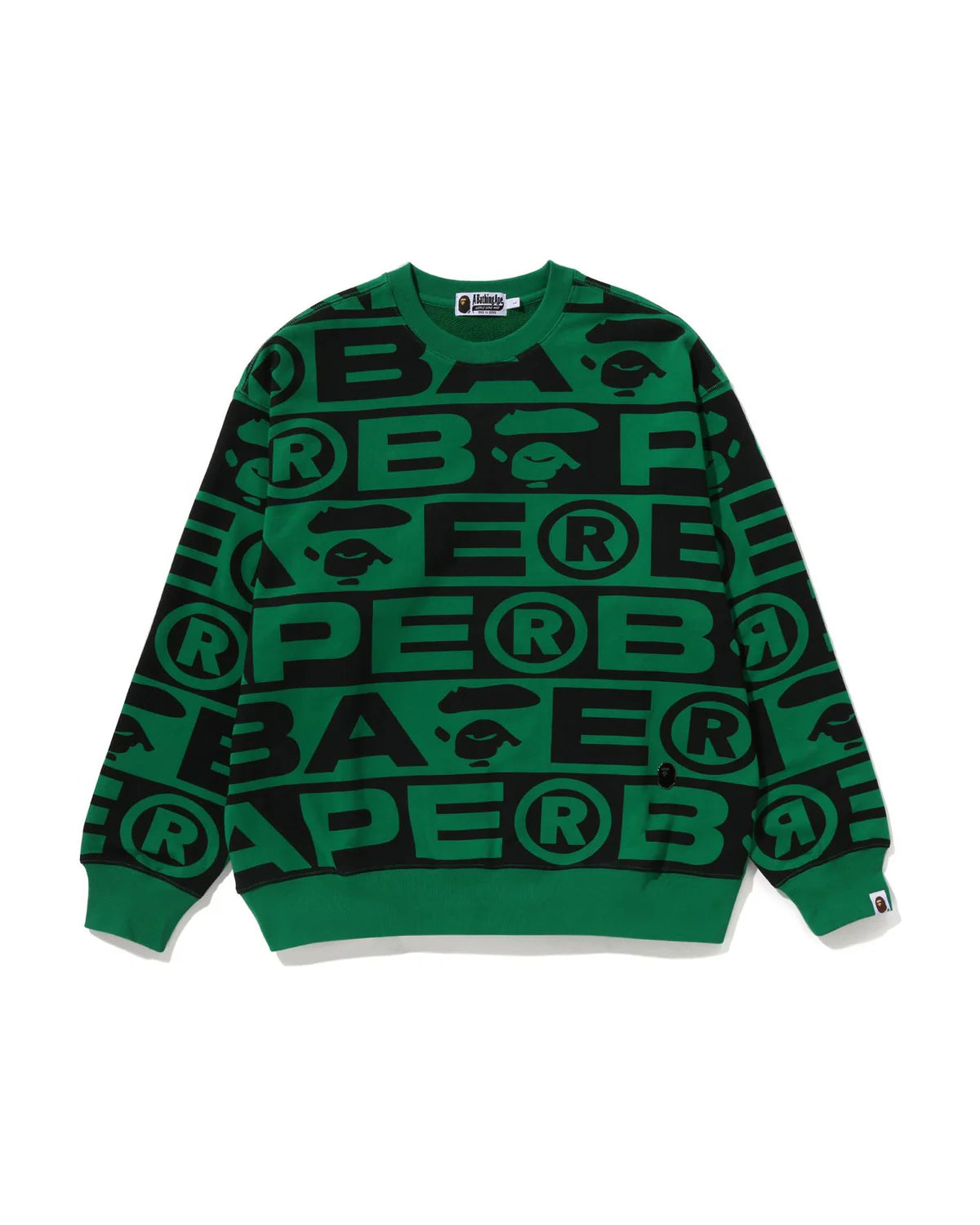 Lux Sport Pattern Oversized Crewneck