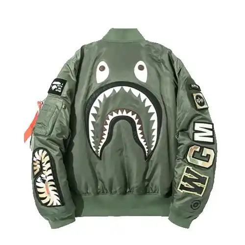 Bape Shark Loose Fit Man Jackets